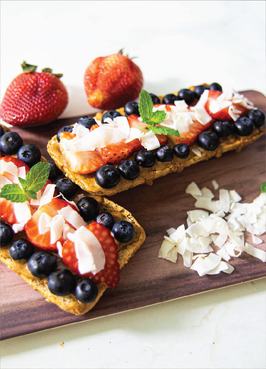 Merry Berry Almond Toast