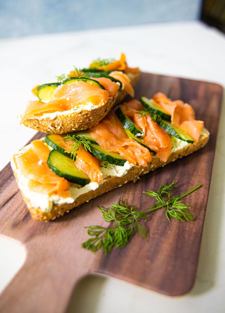 Creamy Smoked Salmon Toast