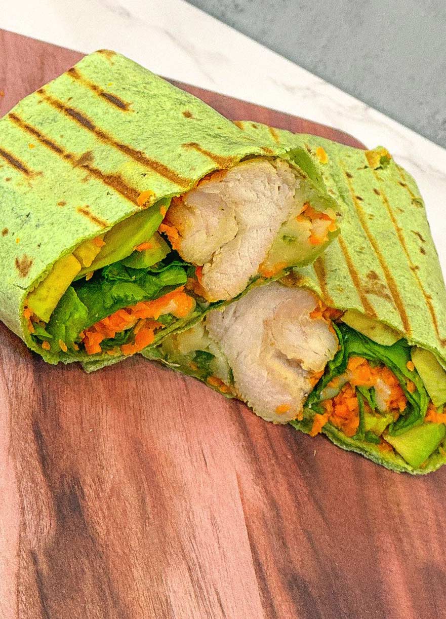 Avocado Chicken Wrap