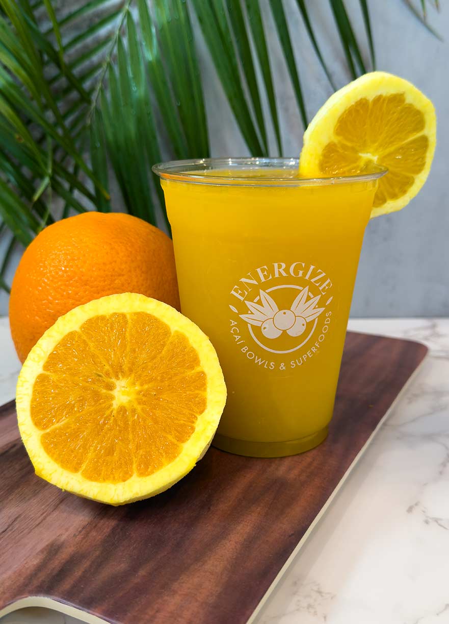 Fresh orange juice